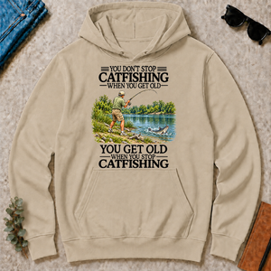 Don't Stop Cat Fishing Vintage - sand - HS2D-Sand