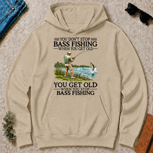 Don't Stop Bass Fishing Vintage - sand - HS2D-Sand
