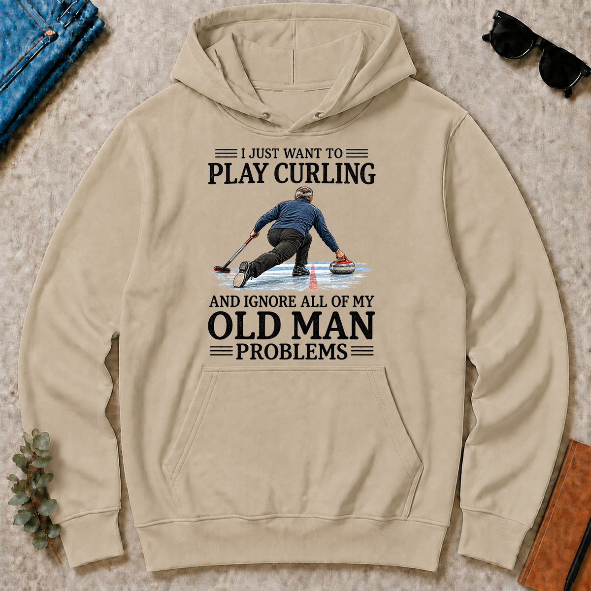 I Just Want To Play Curling - sand - HS2D-Sand