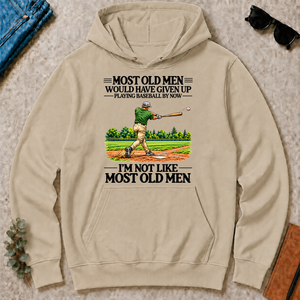 Most Old Man Would Have Given Up Playing Baseball - sand - HS2D-Sand