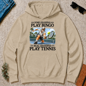 Some Grandpas Play Bingo Real Grandpas Play Tennis - sand - HS2D-Sand