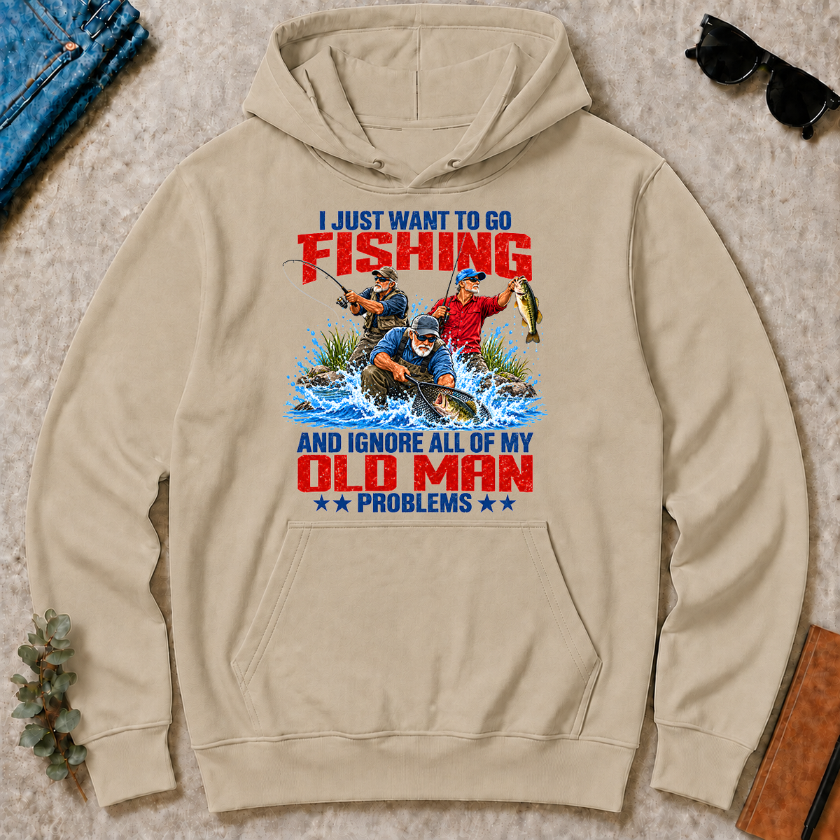 I Just Want To Go Fishing - sand - HS2D-Sand