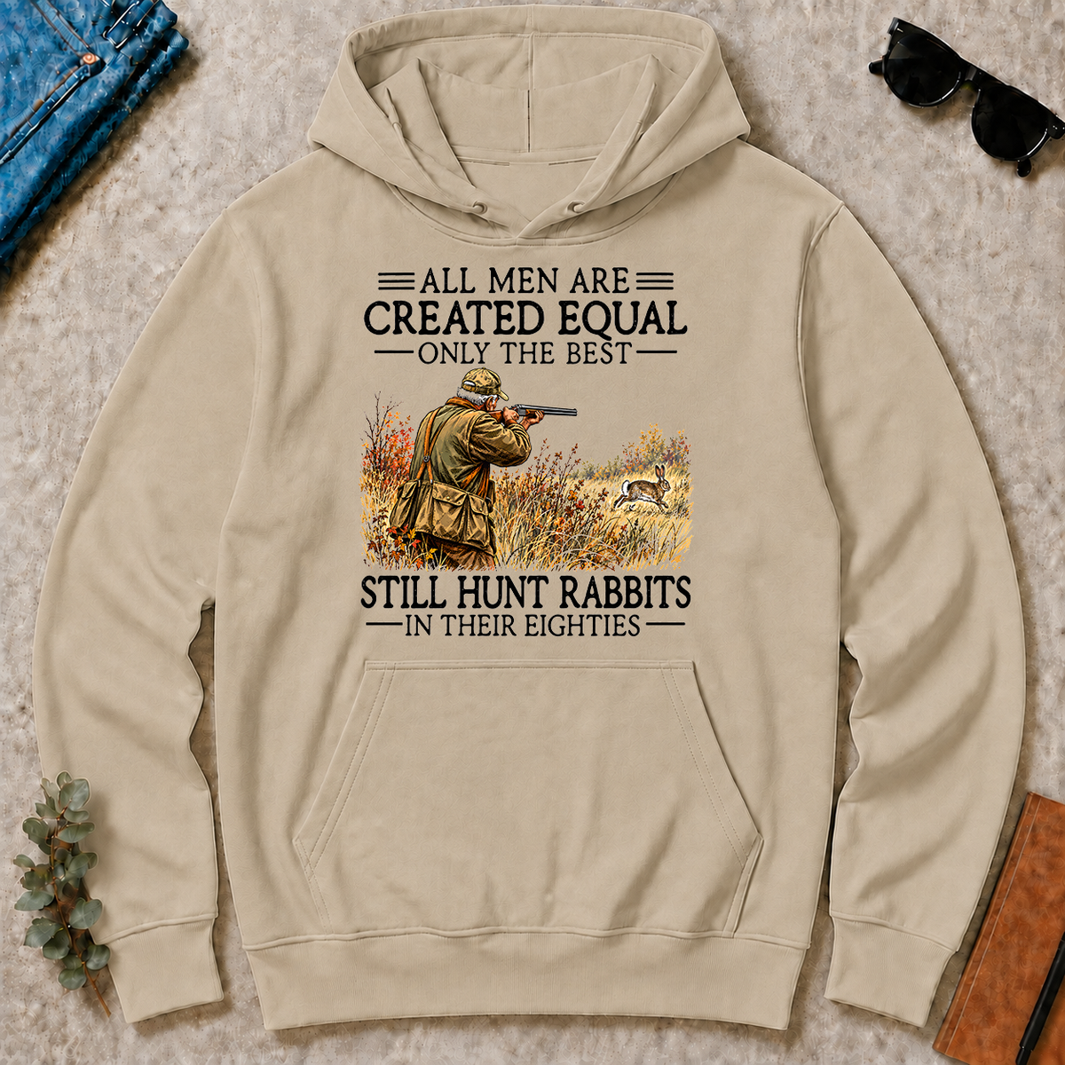 All Men Are Created Equal Rabbit Hunting 80s - sand - HS2D-Sand