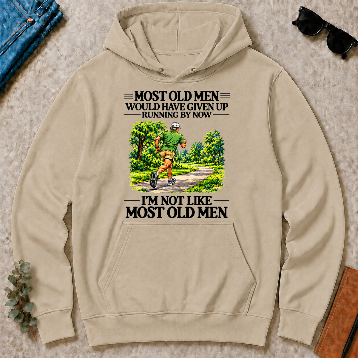 Most Old Man Would Have Given Up Running - sand - HS2D-Sand