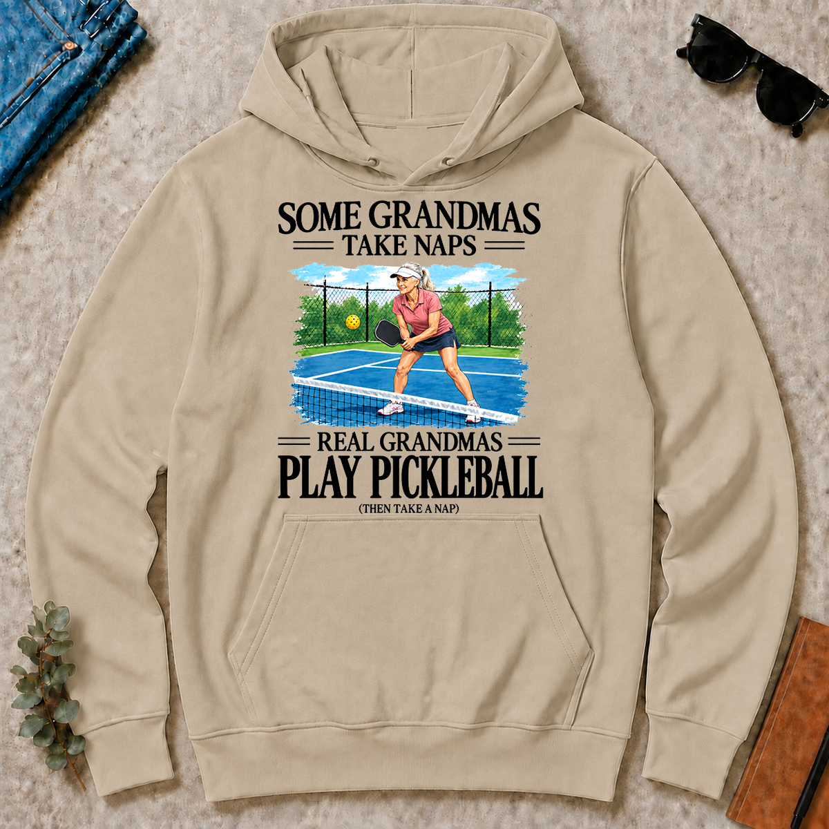 Real Grandmas Play Pickleball - sand - HS2D-Sand