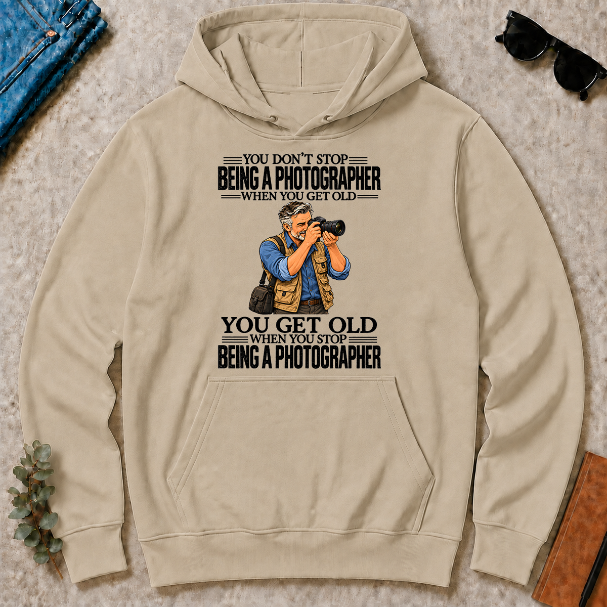 Vintage You Get Old When You Stop Being A Photographer - sand - HS2D-Sand