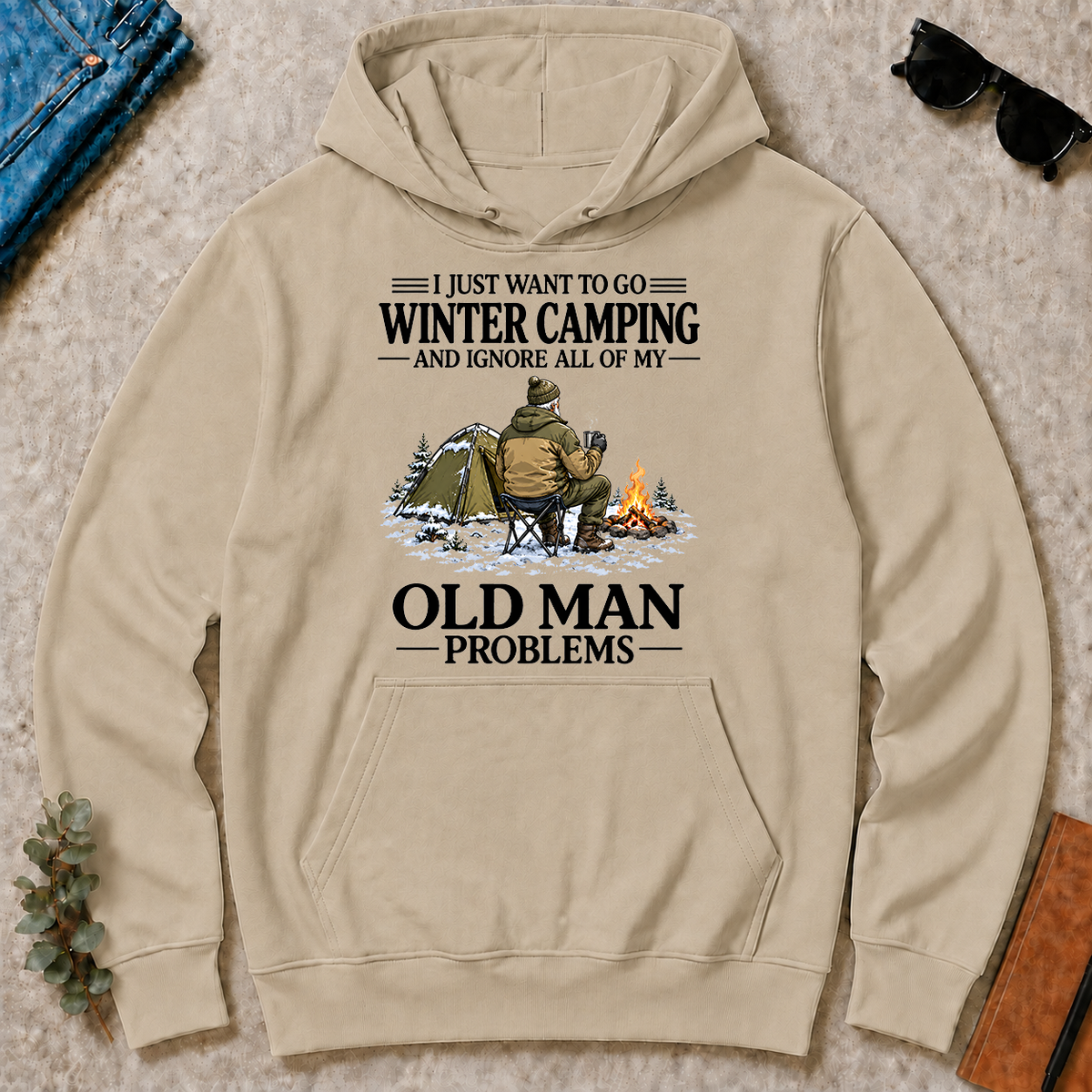 I Just Want To Winter Camping - sand - HS2D-Sand