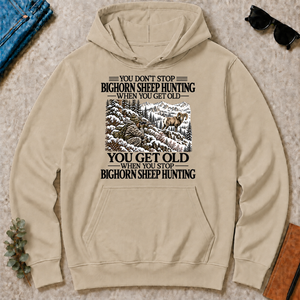 Don't Stop Bighorn Sheep Hunting Snow - sand - HS2D-Sand