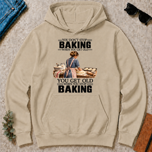 Vinatge You Get Old When You Stop Baking - sand - HS2D-Sand
