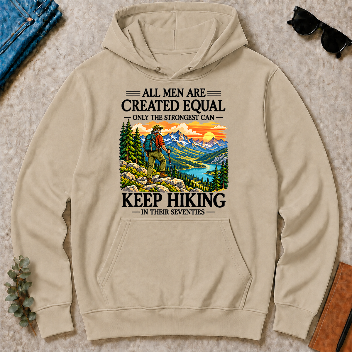 Only The Strongest Can Keep Hiking In Their 70s - sand - HS2D-Sand