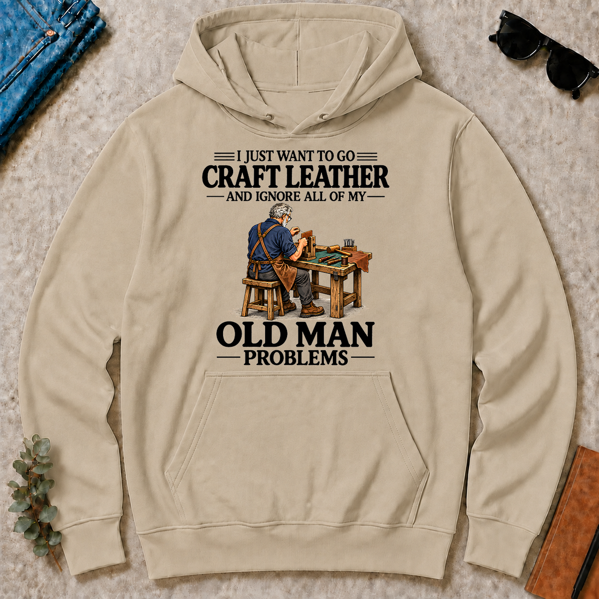 I Just Want To Craft Leather Vintage - sand - HS2D-Sand