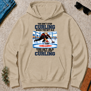 You Get Old When You Stop Curling - sand - HS2D-Sand