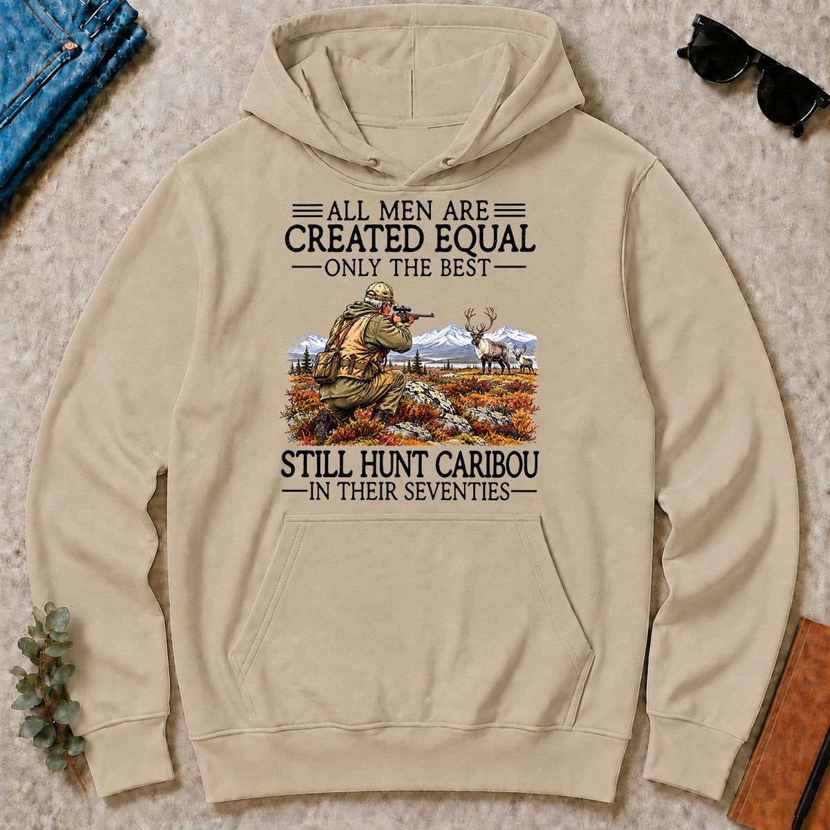 All Men Are Created Equal Caribou Hunting 70s - sand - HS2D-Sand