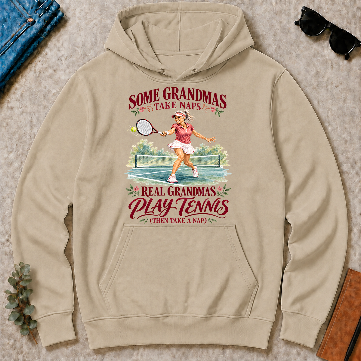 Real Grandmas Play Tennis - sand - HS2D-Sand