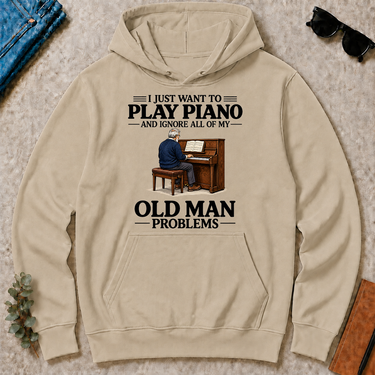 I Just Want To Play Piano - sand - HS2D-Sand