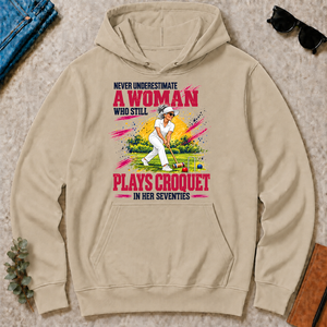 A Woman Still Plays Croquet In Her 70s - sand - HS2D-Sand