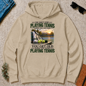 Playing Tennis You Get Old When You Stop - sand - HS2D-Sand