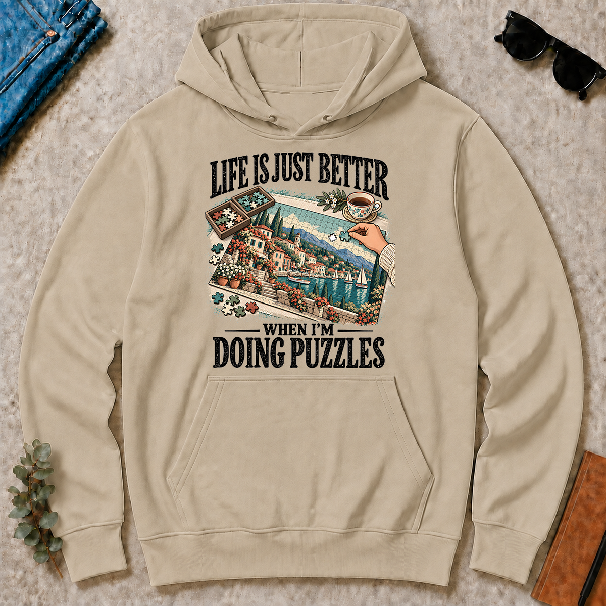 Life Is Just Better When I'm Doing Puzzles - sand - HS2D-Sand