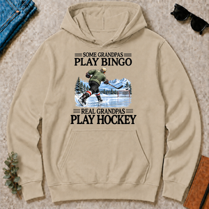 Some Grandpas Play Bingo Real Grandpas Play Hockey - sand - HS2D-Sand