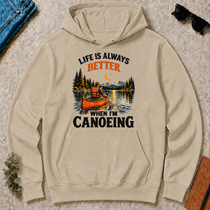 Retro Life Is Always Better When I Am Canoeing - sand - HS2D-Sand