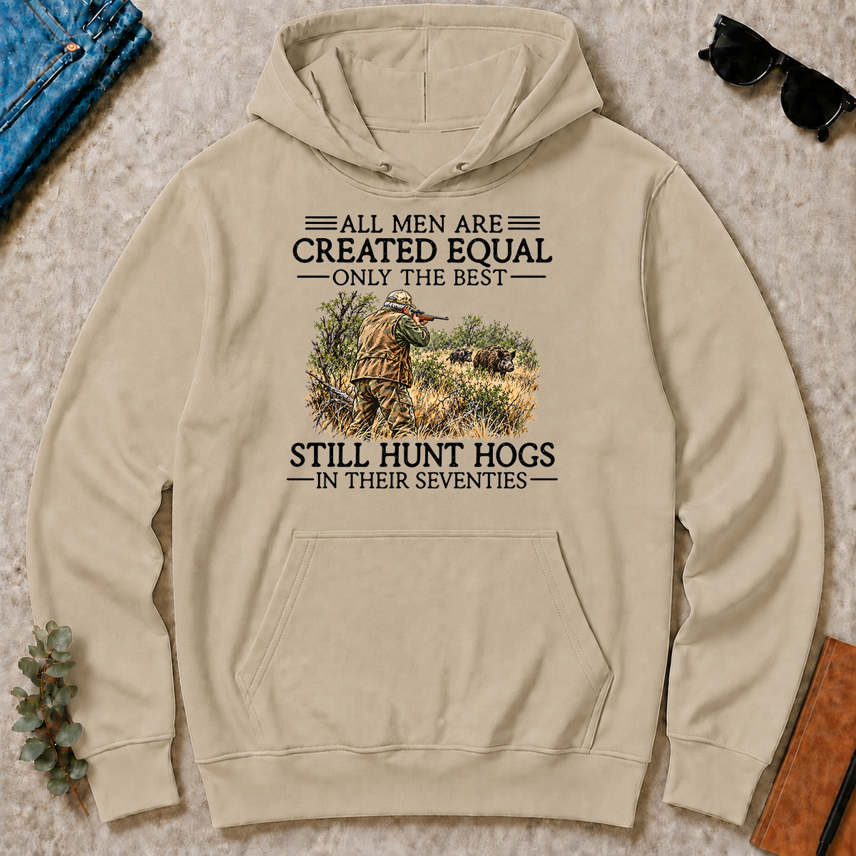 All Men Are Created Equal Hog Hunting 70s - sand - HS2D-Sand