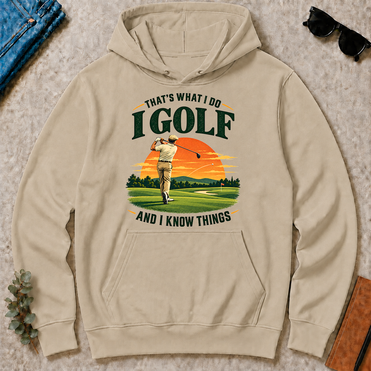 I Golf And I Know Things - sand - HS2D-Sand