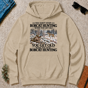 Don't Stop Bobcat Hunting Snow - sand - HS2D-Sand