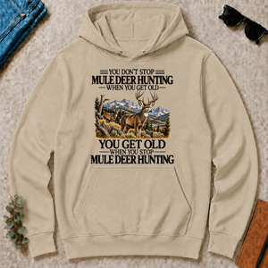 Don't Stop Mule Deer Hunting - sand - HS2D-Sand