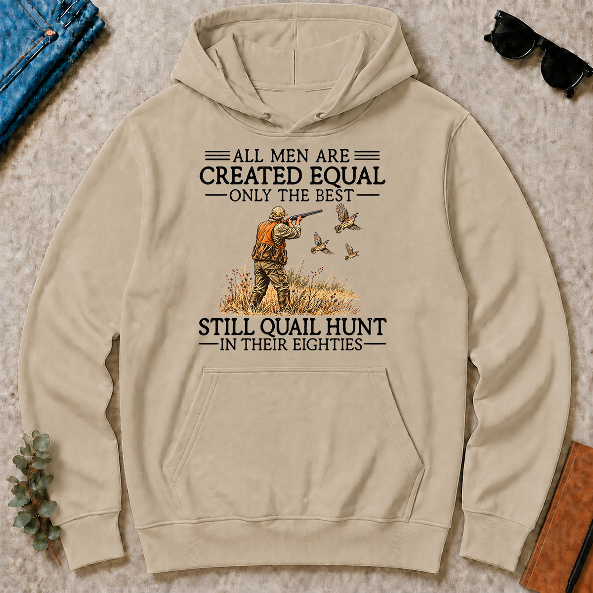 All Men Are Created Equal Quail Hunting 80s - sand - HS2D-Sand