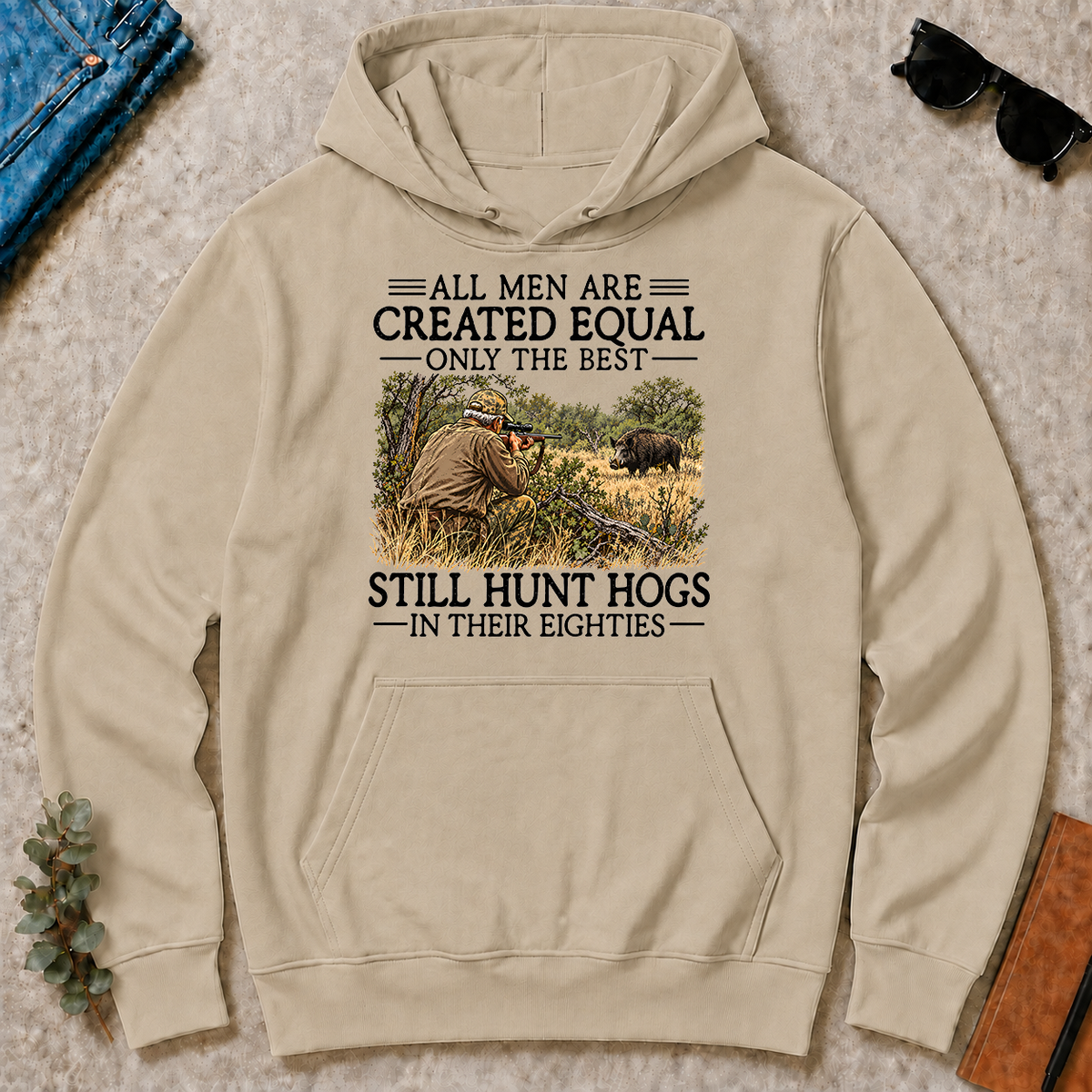 All Men Are Created Equal Hog Hunting 80s - sand - HS2D-Sand
