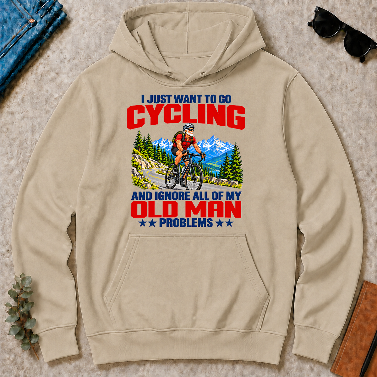 I Just Want To Go Cycling - sand - HS2D-Sand