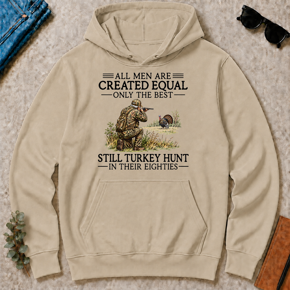 All Men Are Created Equal Turkey Hunting 80s - sand - HS2D-Sand