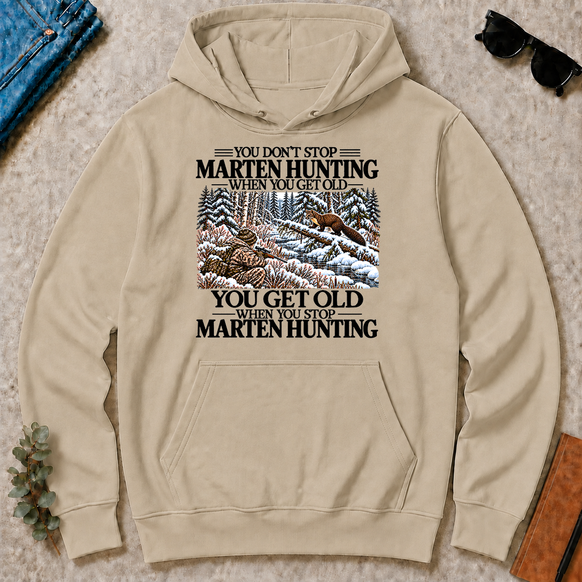 Don't Stop Marten Hunting Snow - sand - HS2D-Sand