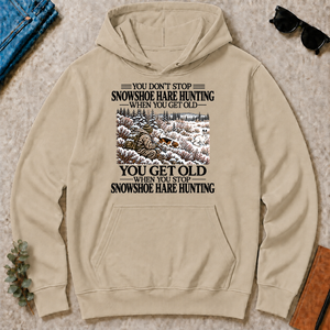 Don't Stop Snowshoe Hare Hunting Snow - sand - HS2D-Sand