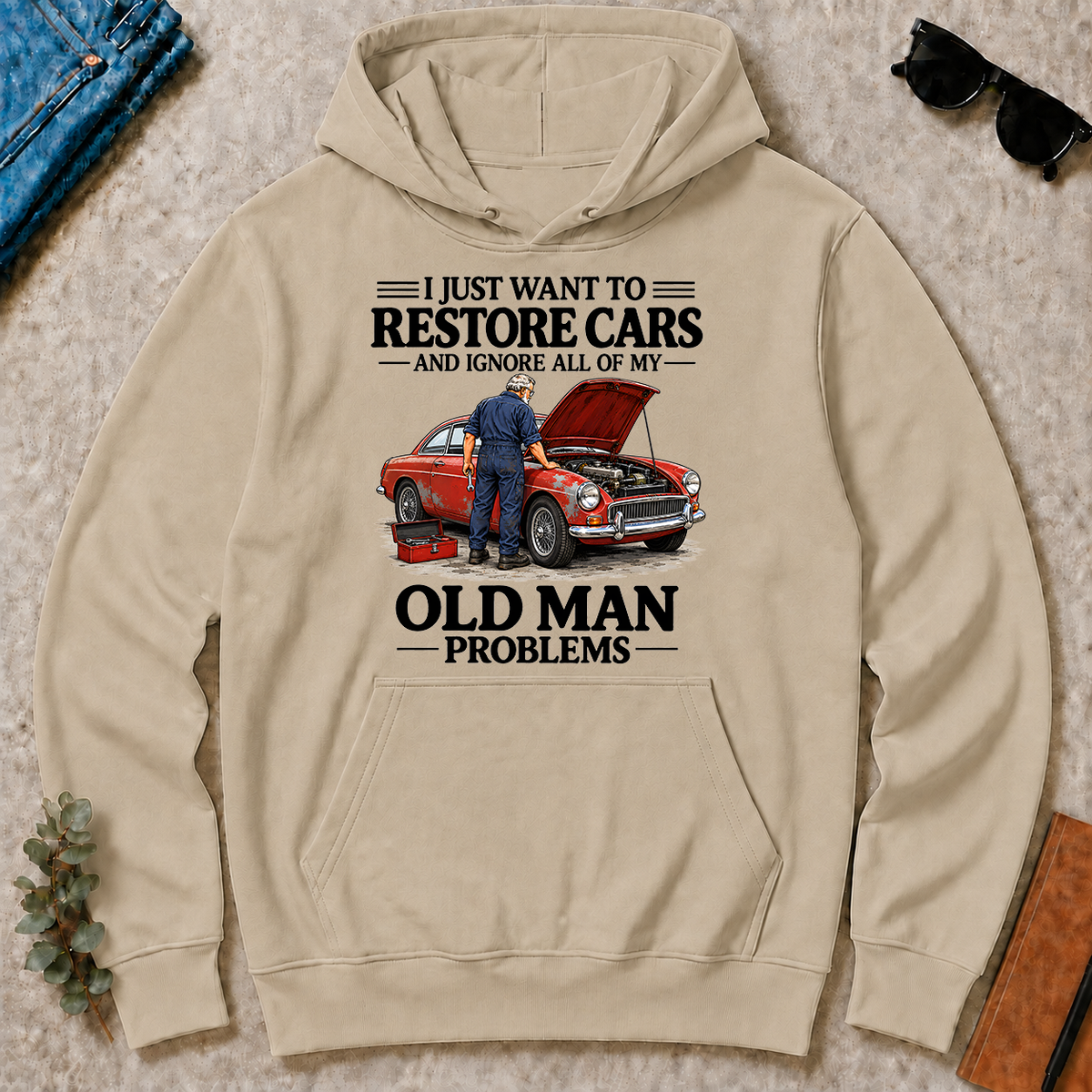 I Just Want To Restore Cars - sand - HS2D-Sand