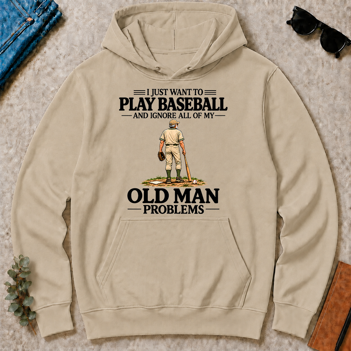 I Just Want To Play Baseball - sand - HS2D-Sand