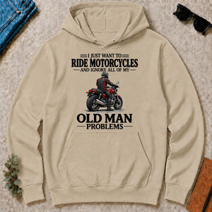 I Just Want To Ride Motorcycles - sand - HS2D-Sand