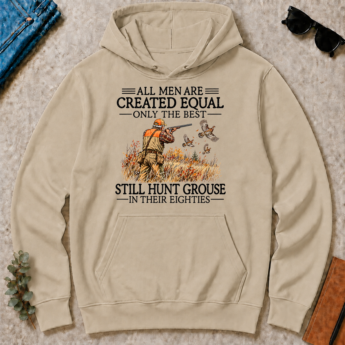 All Men Are Created Equal Grouse Hunting 80s - sand - HS2D-Sand