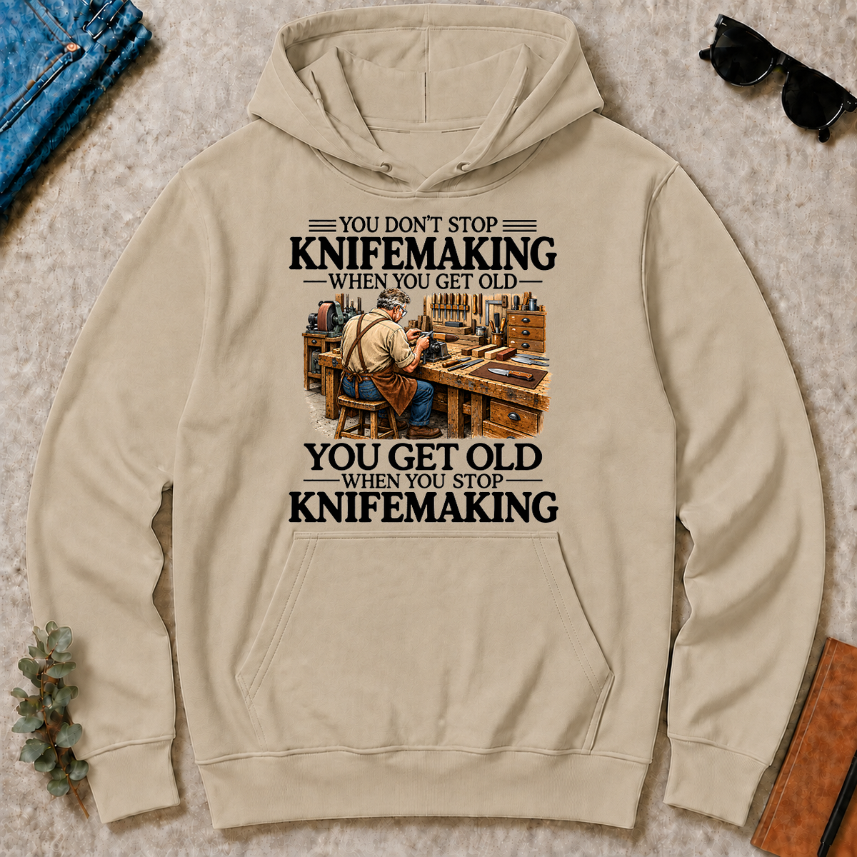 Don't Stop Knifemaking - sand - HS2D-Sand