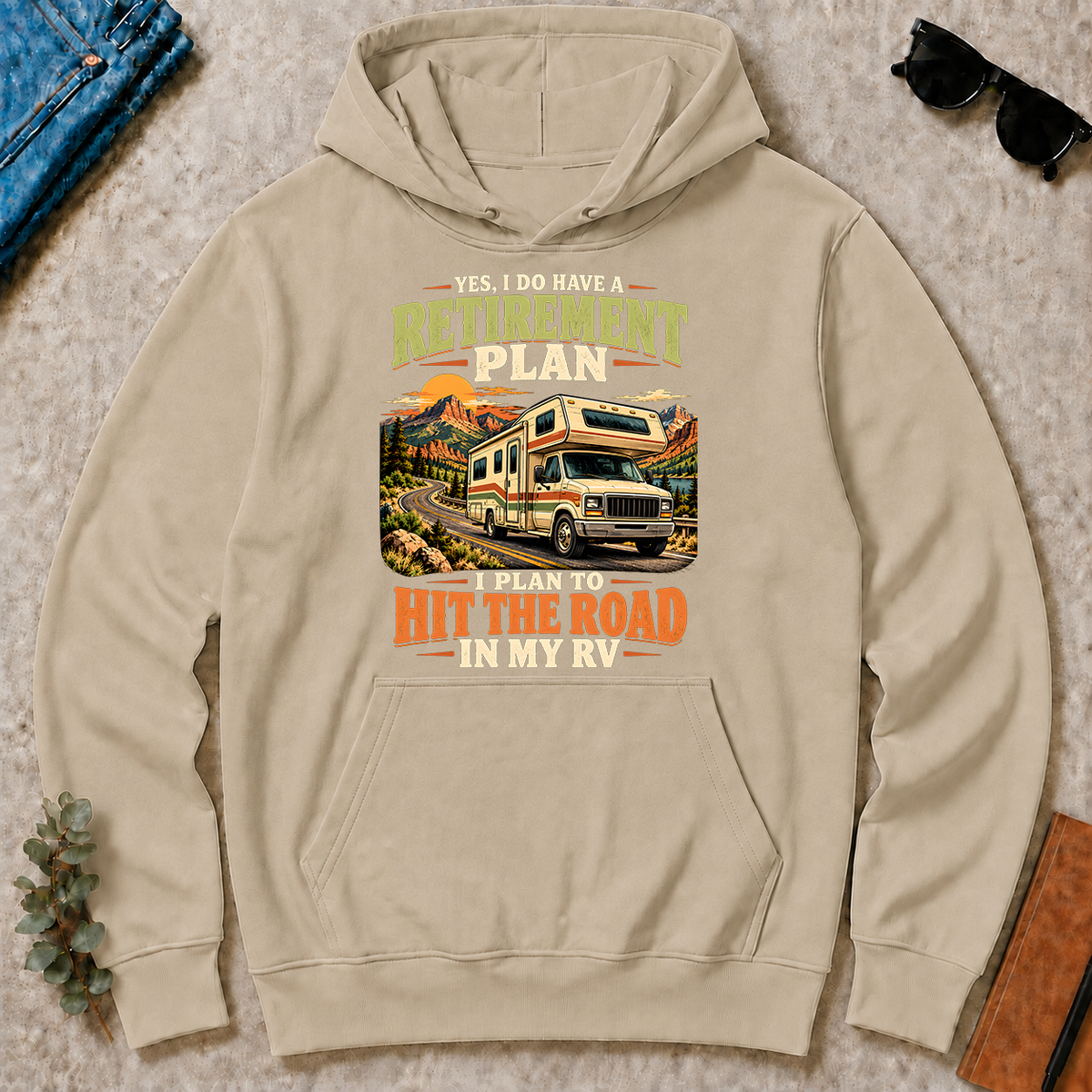 I Plan To Hit The Road In My RV - sand - HS2D-Sand