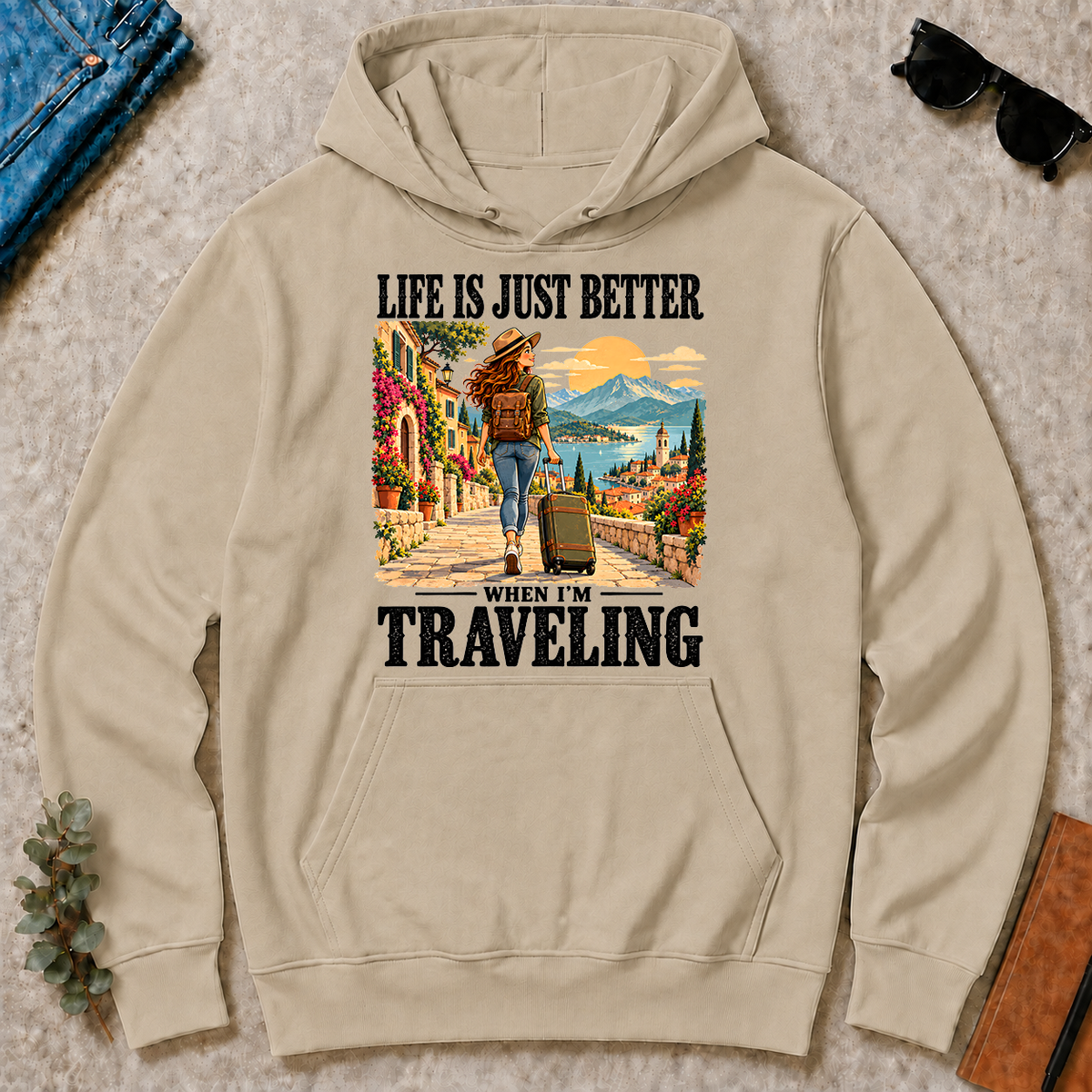 Life Is Just Better When I'm Traveling - sand - HS2D-Sand