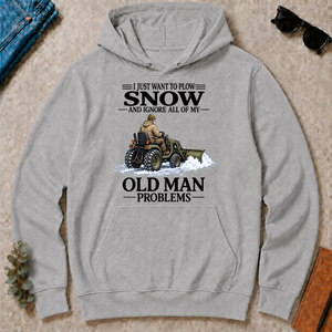 I Just Want To Plow Snow - sport-grey - HS2D-SportGrey