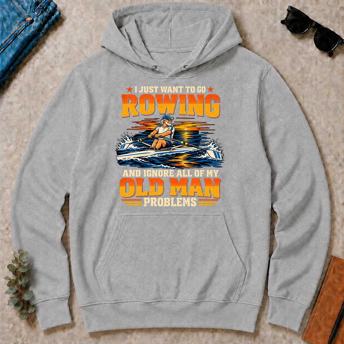 I Just Want To Go Rowing - sport-grey - HS2D-SportGrey
