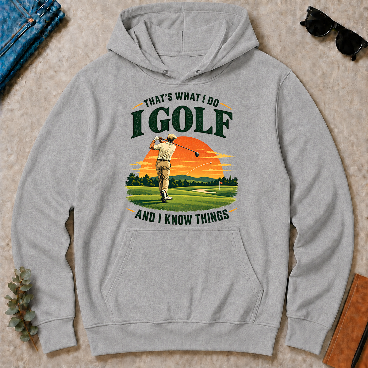 I Golf And I Know Things - sport-grey - HS2D-SportGrey