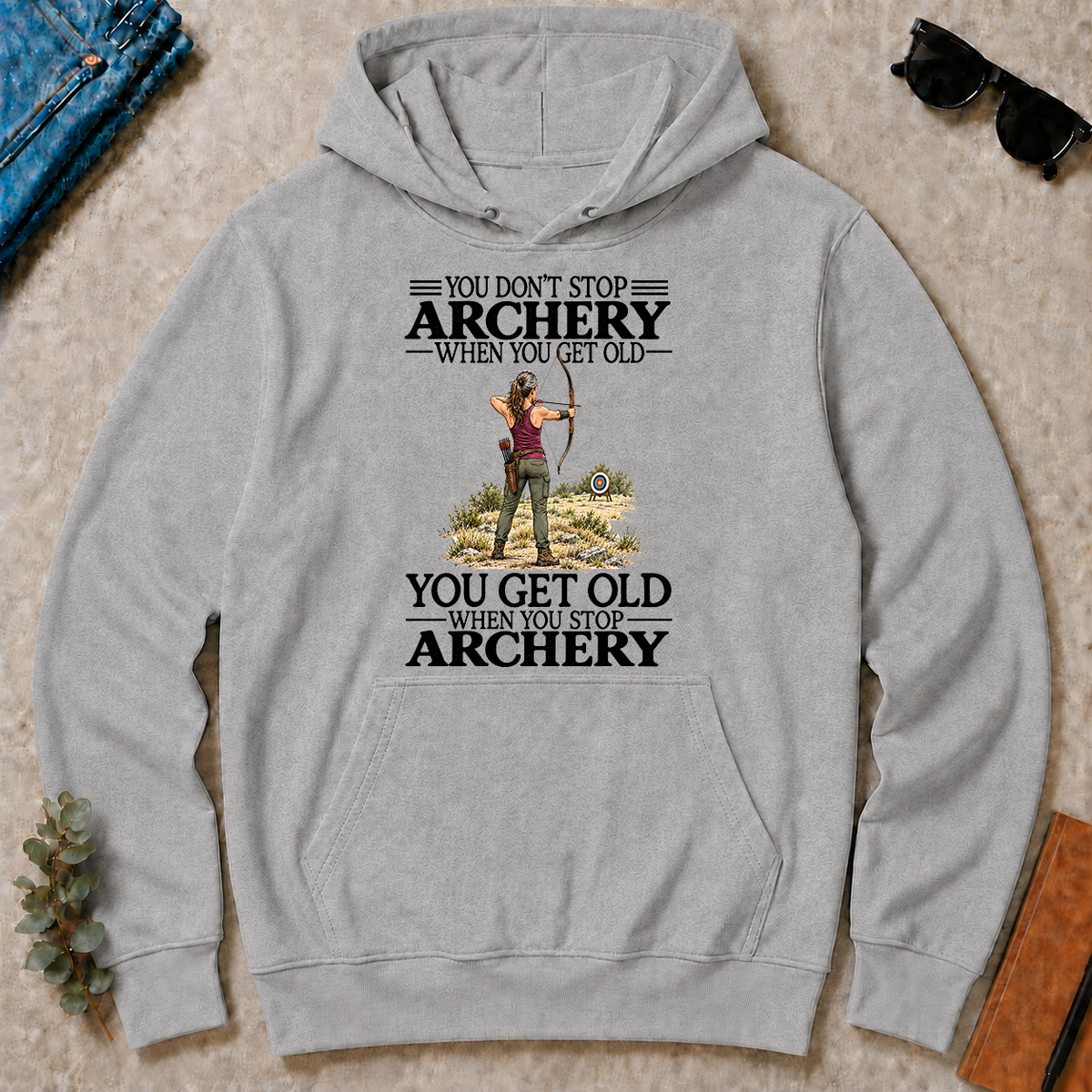 Don't Stop Archery - sport-grey - HS2D-SportGrey