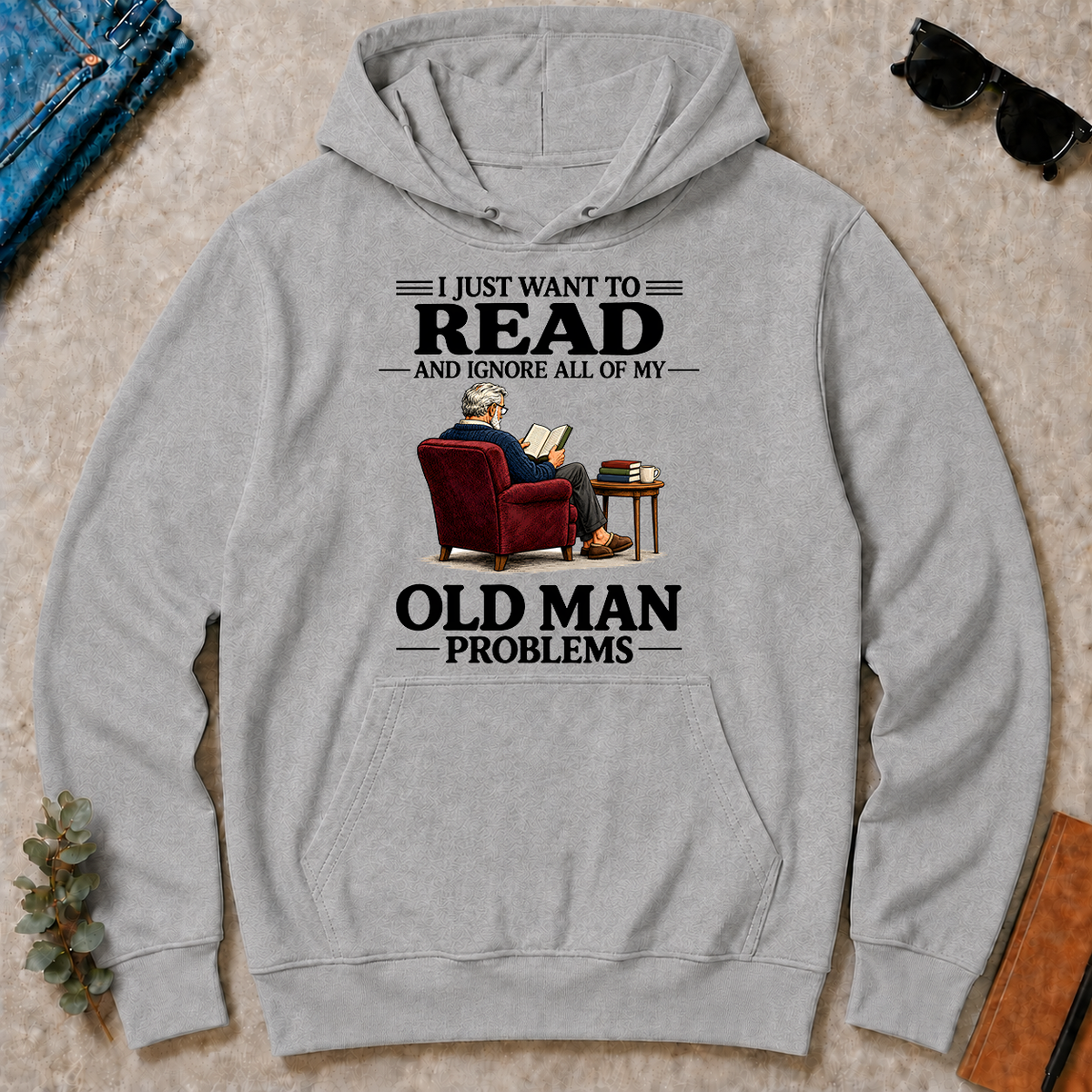 I Just Want To Read - sport-grey - HS2D-SportGrey