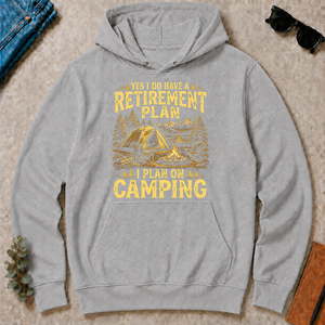 I Do Have A Retirement Plan I Plan On Camping - sport-grey - HS2D-SportGrey
