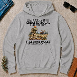 All Men Are Created Equal Moose Hunting 70s - sport-grey - HS2D-SportGrey