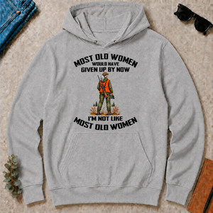 Hunting I'm Not Like Most Old Women - sport-grey - HS2D-SportGrey
