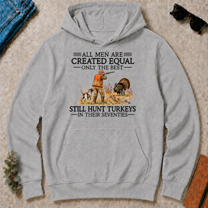 All Men Are Created Equal Turkeys Hunting 70s - sport-grey - HS2D-SportGrey
